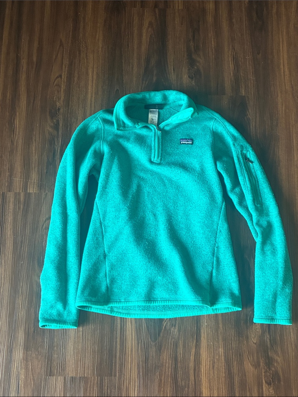 Patagonia Teal Quarter-Zip